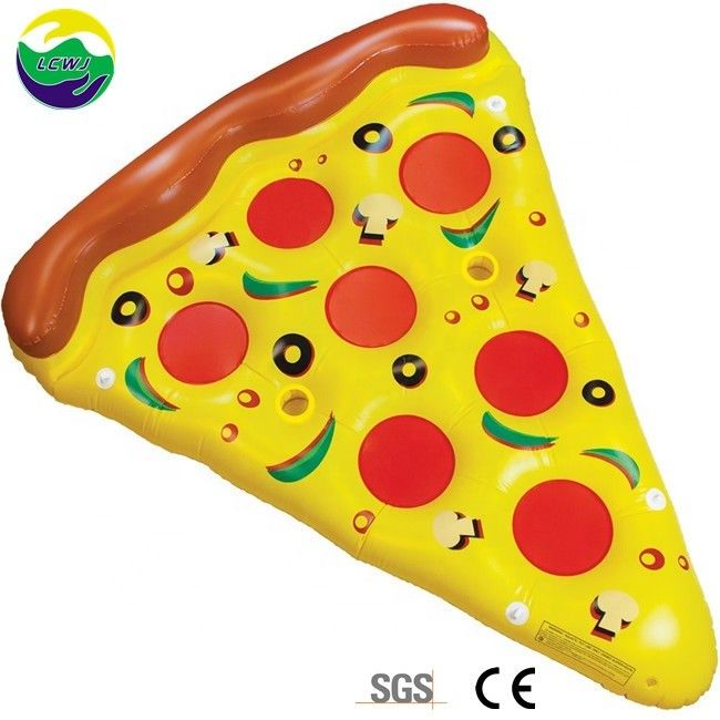 Εξωτερική φουσκωτή πισίνα πλωτή 180 X 130cm κολύμπι νερό ανατινάξτε πίτσα φέτα για το κάλυμμα