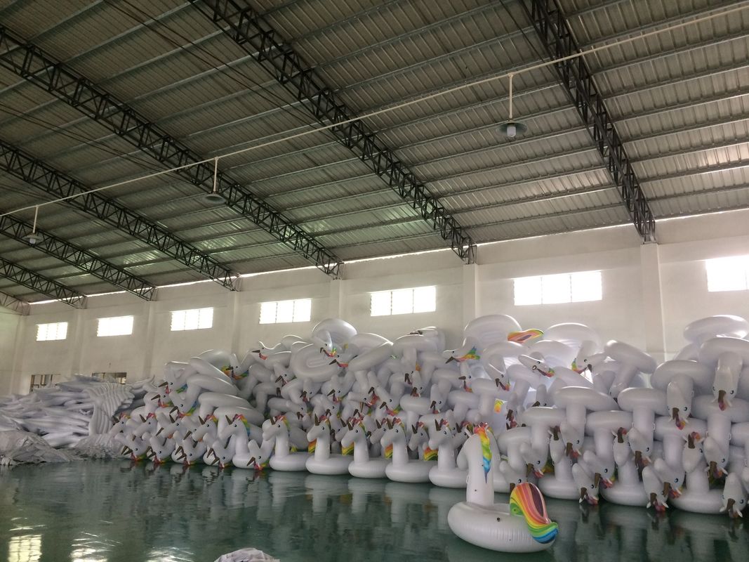 OEM Rideable Inflatable Pool Float Ride On Inflatable Unicorn Pool Lounge Toy (Αυτοκίνητο ανεμιστήρα πισίνας)