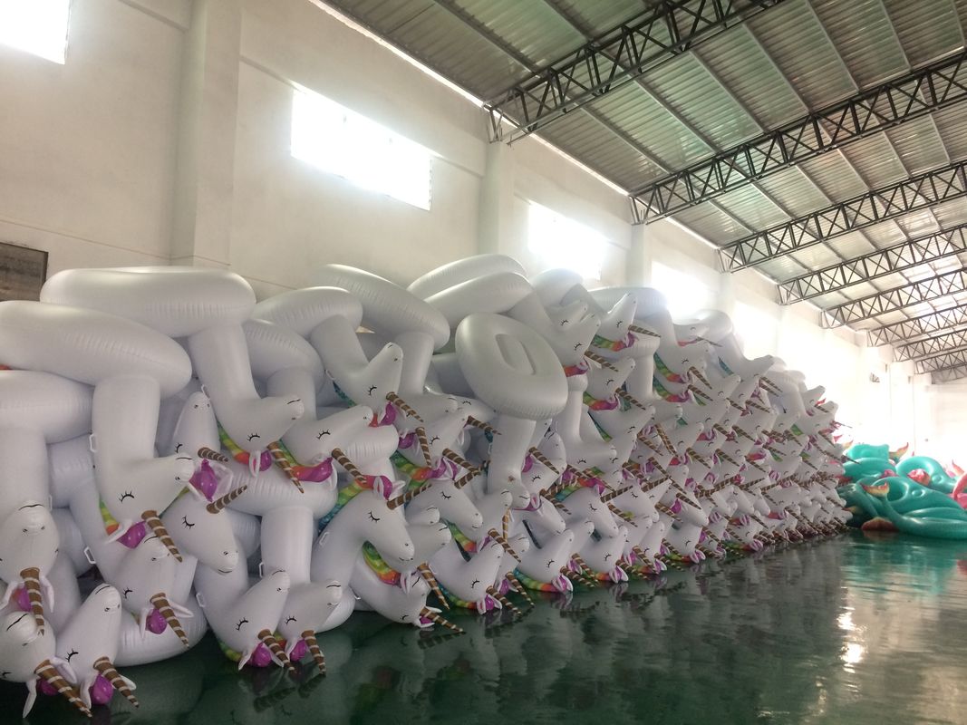 OEM Rideable Inflatable Pool Float Ride On Inflatable Unicorn Pool Lounge Toy (Αυτοκίνητο ανεμιστήρα πισίνας)