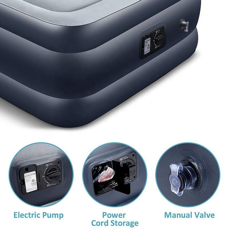 Ενδοσωματικό εξωτερικό φουσκωτό έπιπλα Twin Size Air Mattress 1.9M 2M
