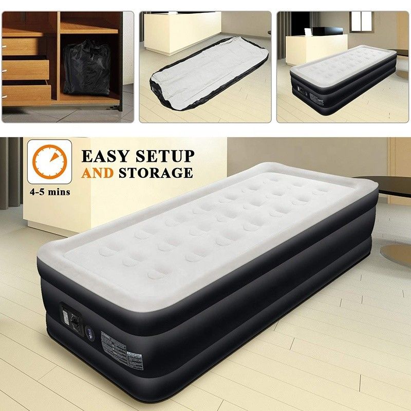 Ενδοσωματικό εξωτερικό φουσκωτό έπιπλα Twin Size Air Mattress 1.9M 2M
