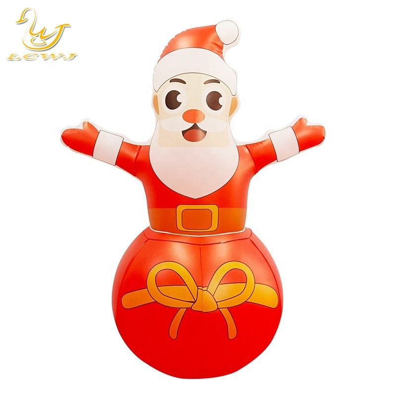 Roly Poly Air Blow Up Santa Claus Χριστουγεννιάτικα φουσκωτά διακοσμητικά με φως LED