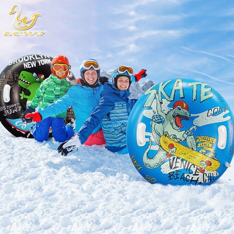 Μονόκερος Ντόνατ Ντινόσαυρος Sled Blow Up Sport Heavy Duty Sled Snow Tube