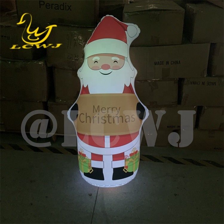 LC Blow Up Bopper Yard Διακόσμηση Χριστουγεννιάτικο φουσκωτό Άγιο Βασίλη Διακοσμητικά με φως LED
